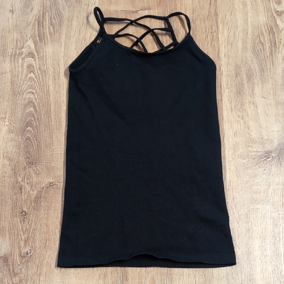 Tops - Black Strappy Women's Top